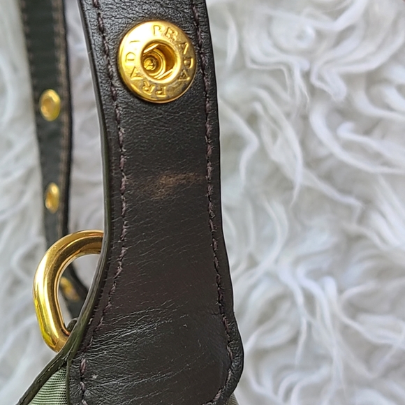 Prada Nylon Green Shoulder Bag - Picture 11 of 15